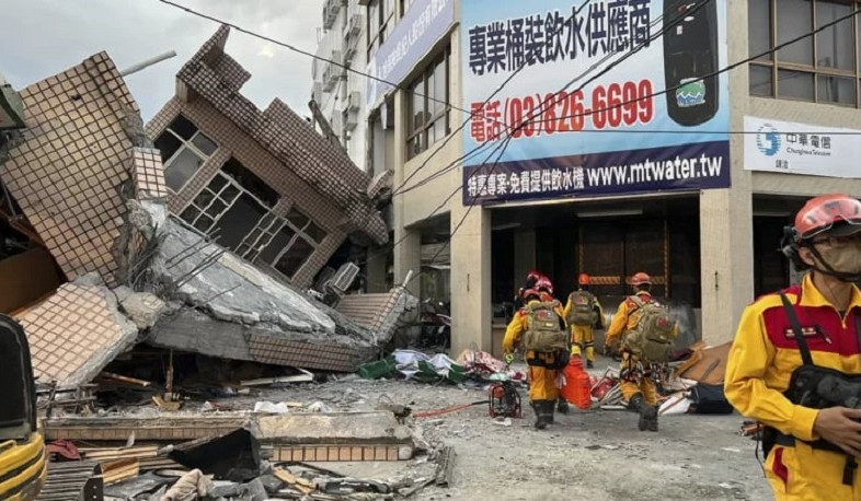 Թայվանում տեղի ունեցած երկրաշարժից հետո հետցնցումների թիվը գերազանցել է 160-ը