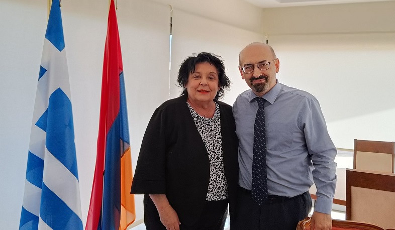Посол Армении в Греции Тигран Мкртчян встретился с членом парламента Греции