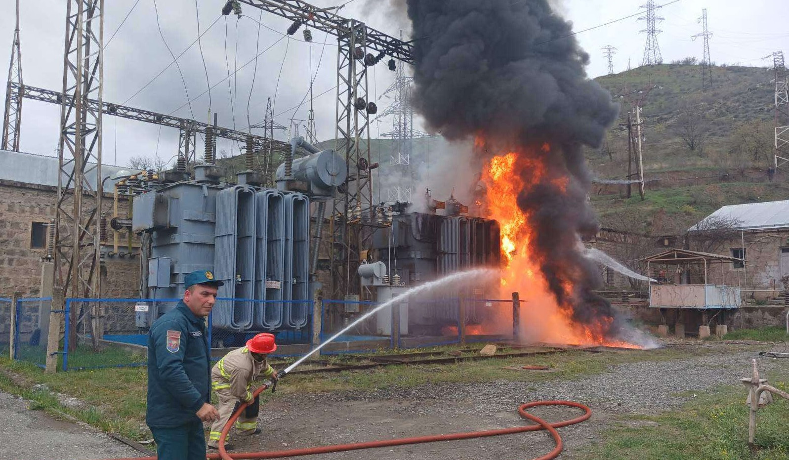 Կապանի էլեկտրական ենթակայանում բռնկված հրդեհը մեկուսացվել է