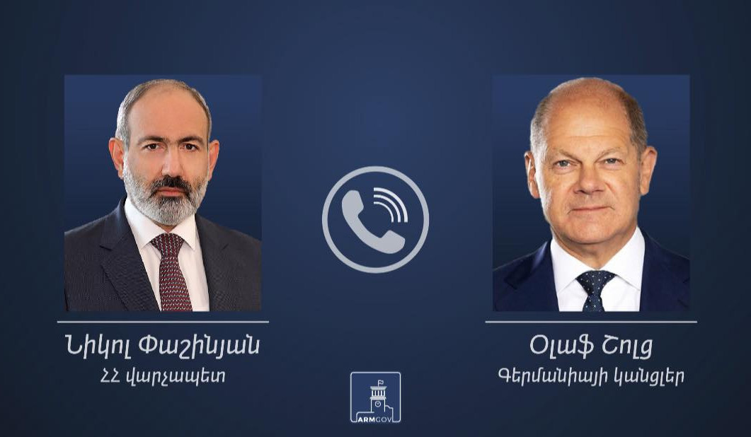 Paşinyan və Şolz Ermənistan-Azərbaycan sülh prosesinə toxunublar