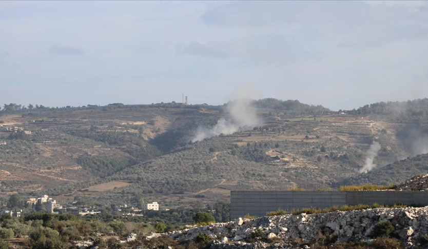 Surveillance footage shows dozens of missile intercepted over Israel-Lebanon border