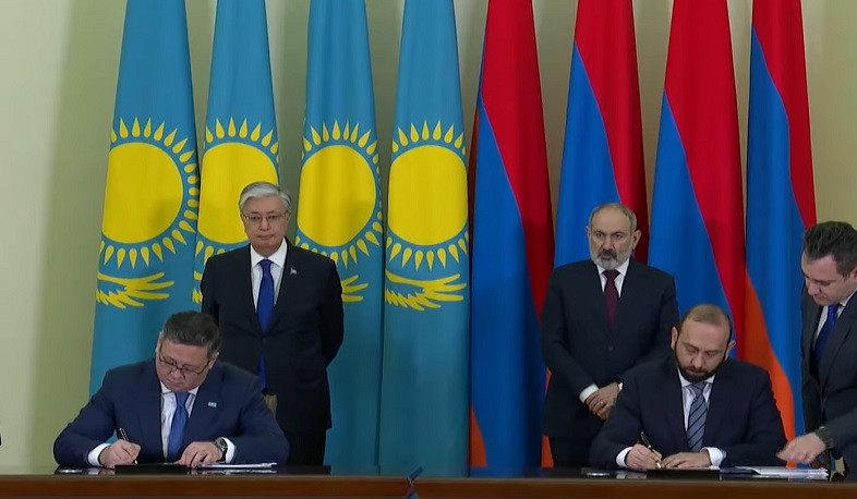 В резиденции президента Армения и Казахстан подписали соглашение о сотрудничестве в области миграции