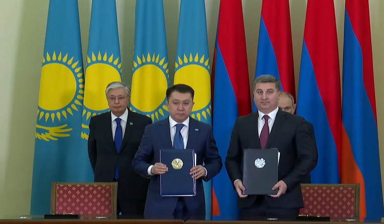Sanosyan and Karabayev signed memorandum of understanding between aviation authorities of Armenia and Kazakhstan