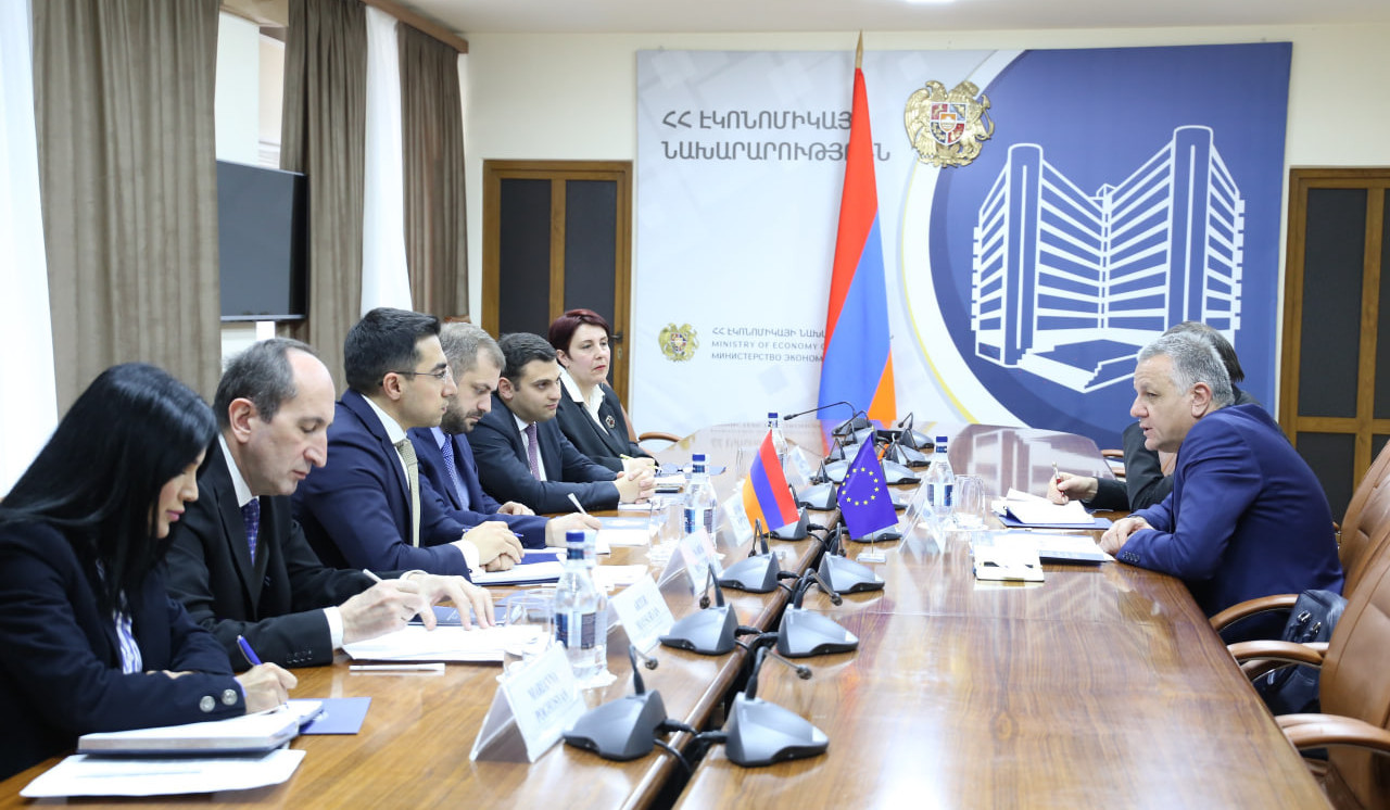 Prospects of expanding Armenia-EU trade and economic cooperation discussed: Gevorg Papoyan received Vassilis Maragos