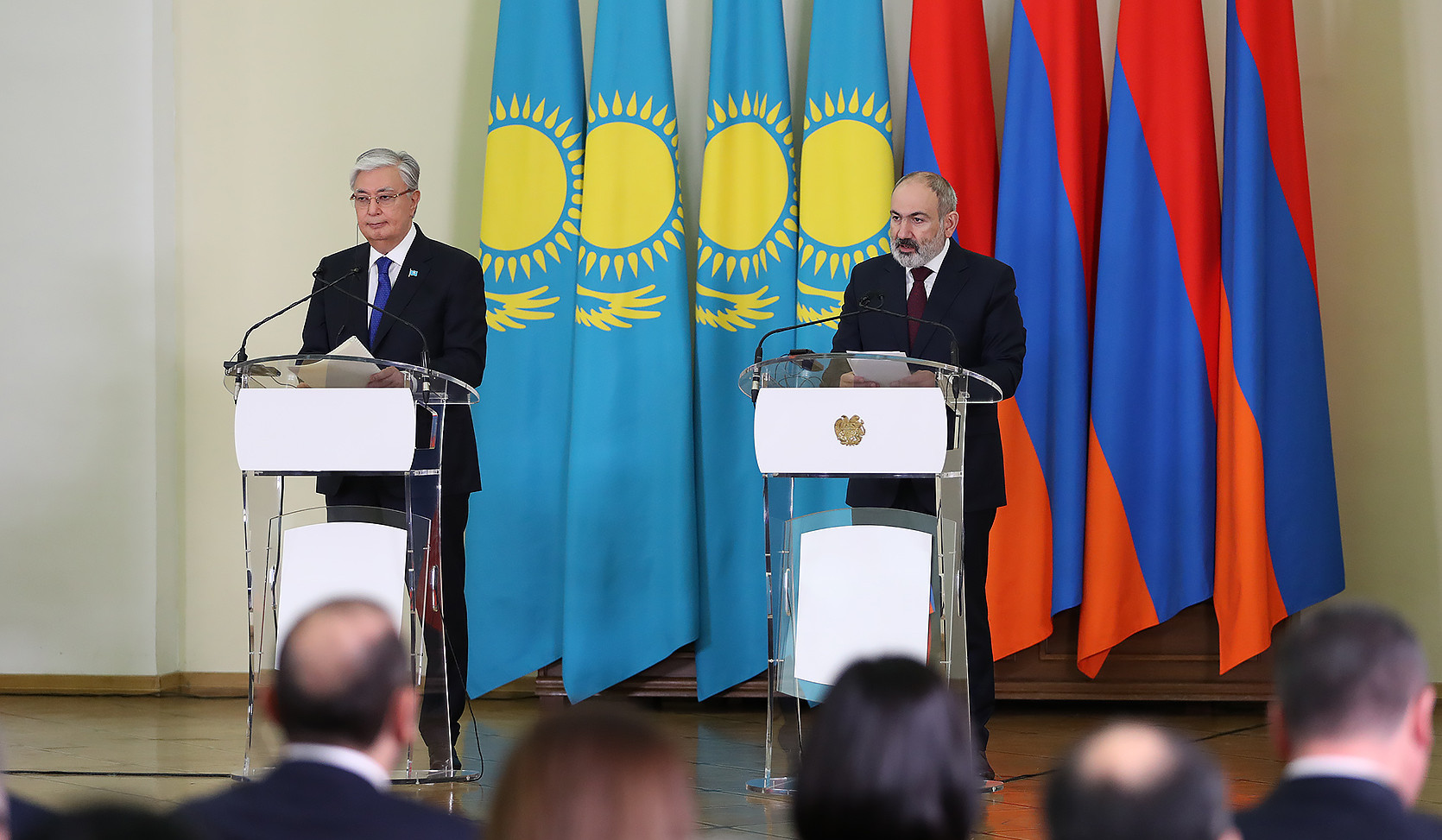 Qazaxıstan Ermənistana ixracı 350 milyon dollara çatdırmağa hazırdır: Tokayev