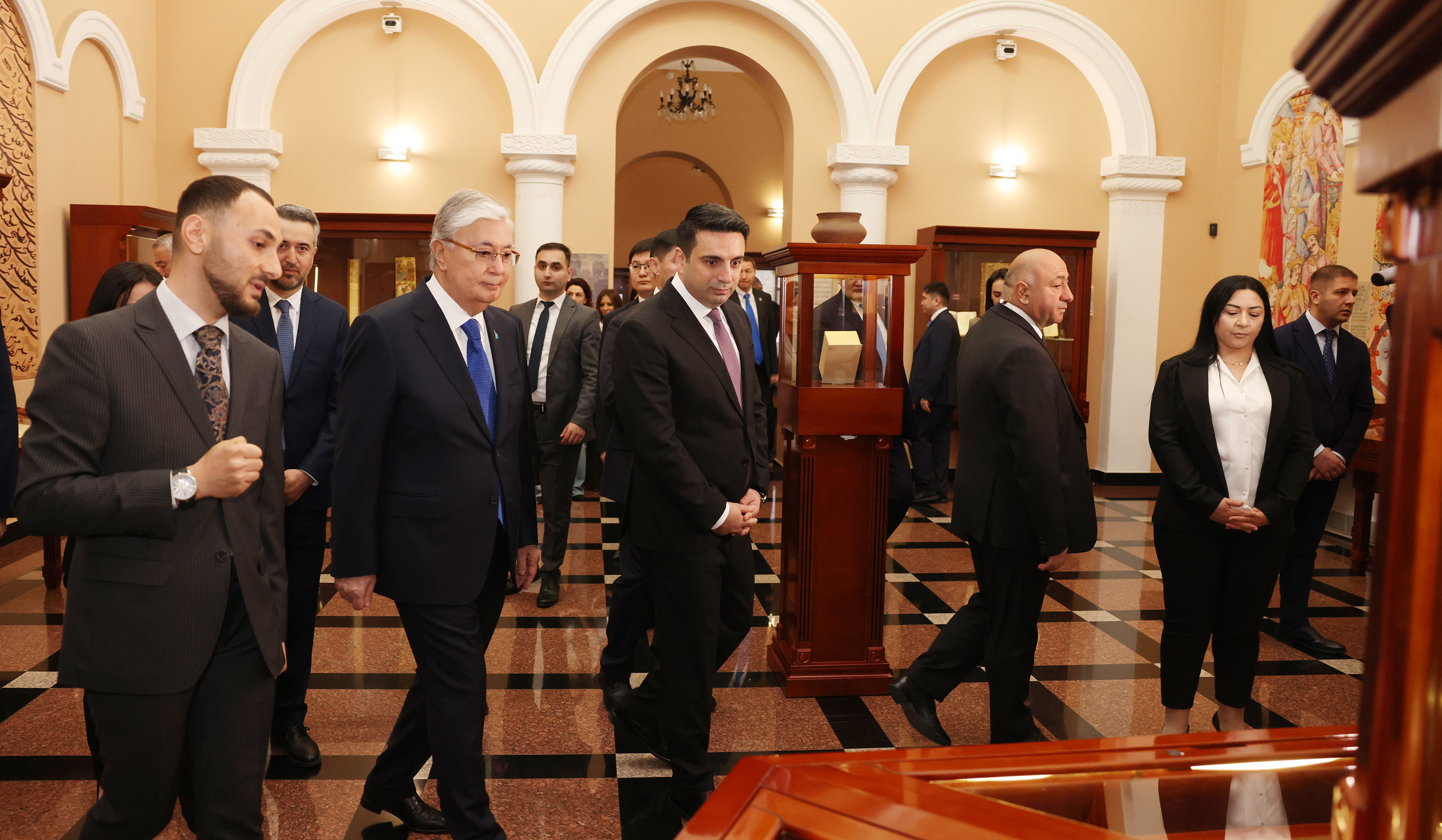 Alen Simonyan Receives President of Kazakhstan Kassym-Jomart Tokayev