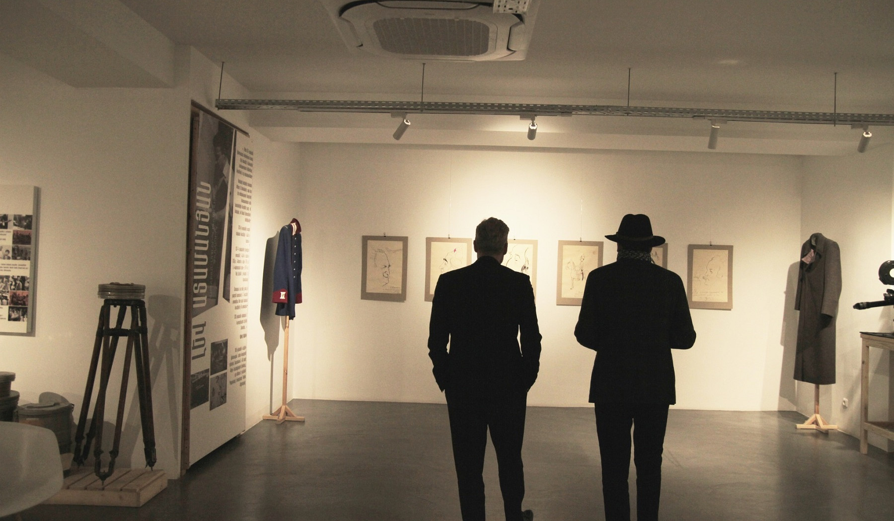 Հայ կինոյի օրվա առթիվ «Ազգային սինեմատեք» կինոթանգարանում բացվել է երգիծանկարիչ Գեորգի Յարալյանի ցուցահանդեսը