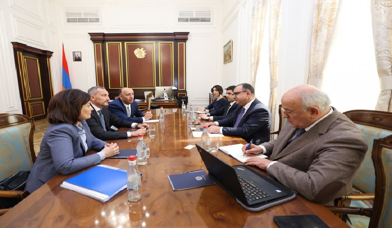 Քննարկվել են ջրամատակարարման որակի բարձրացման, ջրի կորուստների նվազեցման խնդիրները. Տիգրան Խաչատրյանը ընդունել է «Վեոլիա» ընկերության ղեկավարին