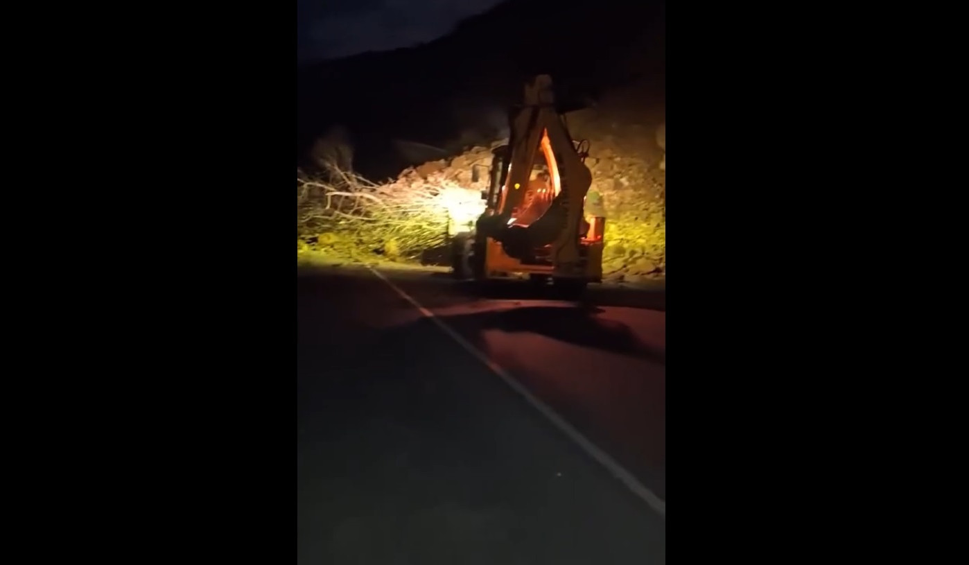 Լծեն-Տաթև հատվածում կատարվում են փլվածքի մաքրման աշխատանքներ