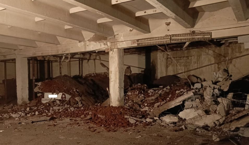 Փլուզվել է «Շտապբուժօգնություն» ՓԲԸ-ի` Մալխասյանց փողոցում գտնվող ենթակայանի ավտոկայանատեղիի տանիքը