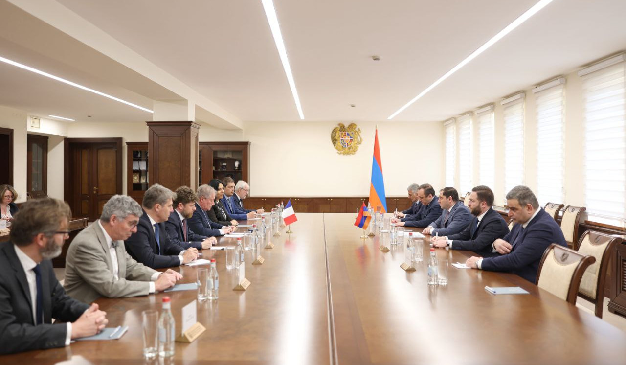 Suren Papikyan received a delegation of the France-Armenia Friendship Group of the French Senate