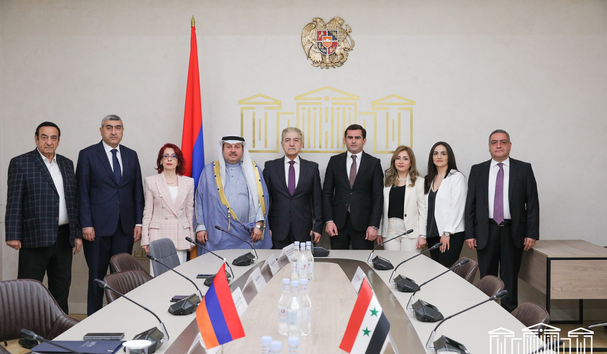 Հակոբ Արշակյանը Սիրիայի Ժողովրդական ժողովի փոխնախագահին է ներկայացրել «Խաղաղության խաչմերուկ» նախագիծը