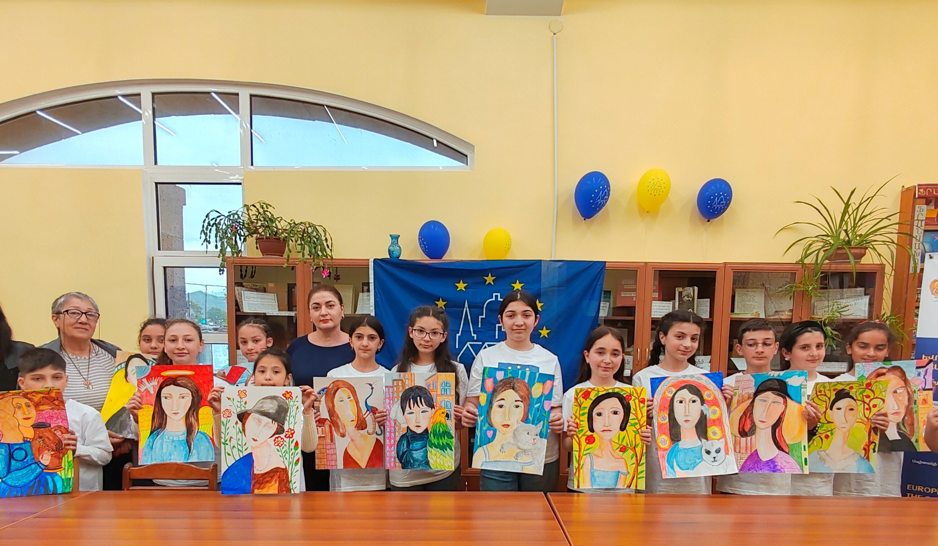 Խնկո Ապոր անվան գրադարանի նախաձեռնությամբ Սպիտակի քաղաքային գրադարանում շարունակվում է «Եվրոպական ժառանգության օրերի ճամբար» ծրագիրը