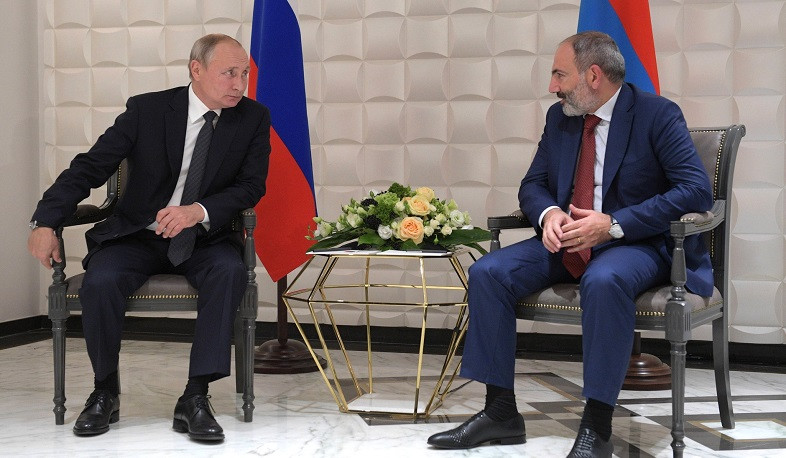 Путин проведет двустороннюю встречу с Пашиняном 8 мая
