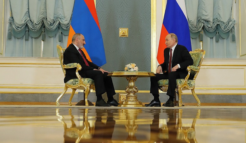Переговоры Путина и Пашиняна в Кремле продлились чуть больше часа