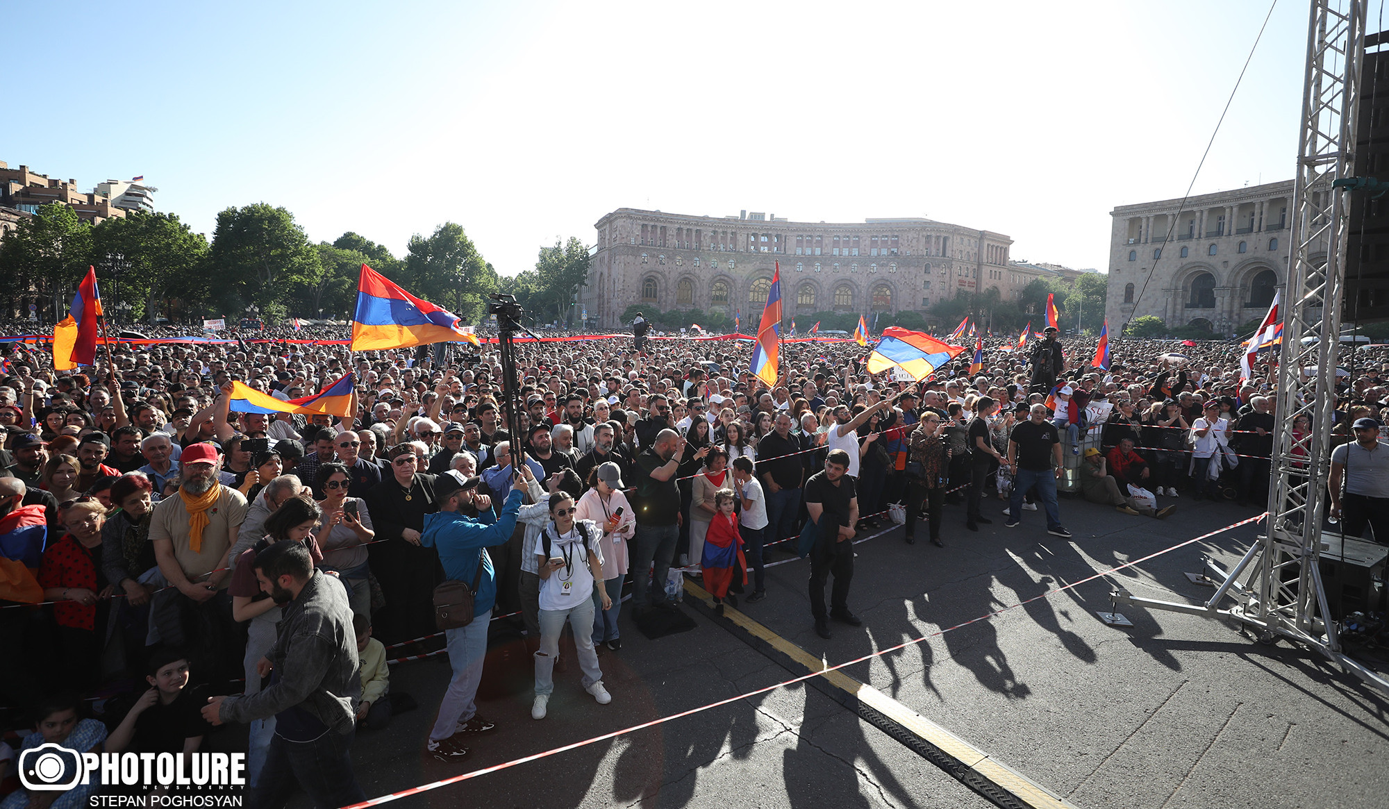 Քայլերթի մասնակիցները հավաքվել են Հանրապետության հրապարակում