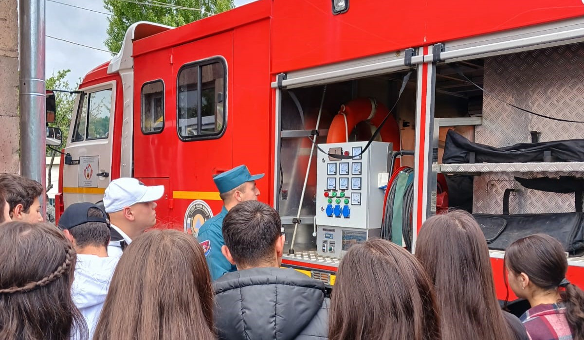 Ճանաչողական այց Դիլիջանի հրշեջ-փրկարարական ջոկատ