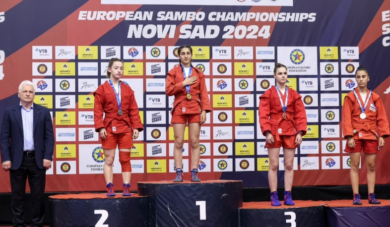 3 ոսկե, 8 արծաթե և 7 բրոնզե մեդալ՝ սամբոյի Եվրոպայի պատանիների, երիտասարդների և մեծահասակների առաջնությունից