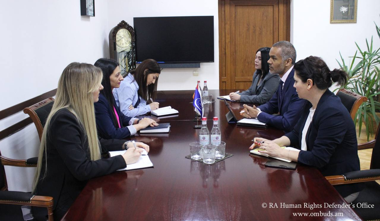 Քննարկվել են մարդու իրավունքների պաշտպանության ոլորտում առկա մարտահրավերները. հանդիպում ՄԻՊ գրասենյակում