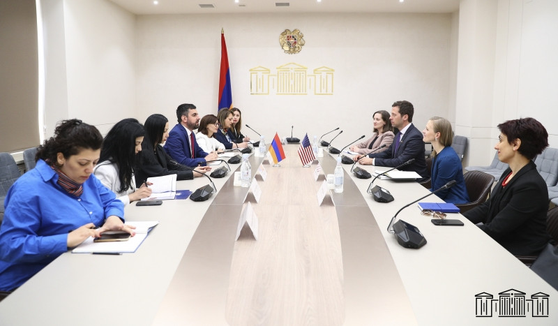 U.S. Deputy Assistant Secretary Brandon Yoder visits Parliament