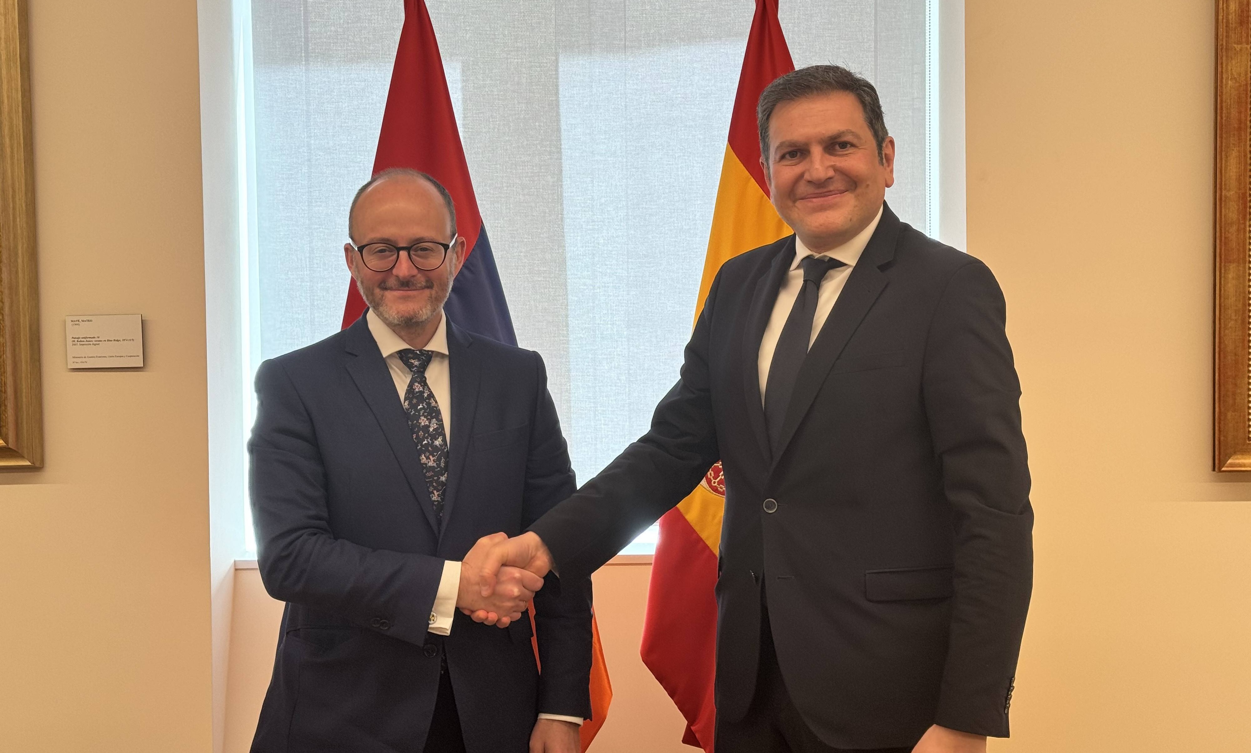 Պարույր Հովհաննիսյանը և Իսպանիայի արտաքին գերատեսչության ներկայացուցիչները քննարկել են ՀՀ-ԵՄ գործընկերության խորացմանն առնչվող հարցեր