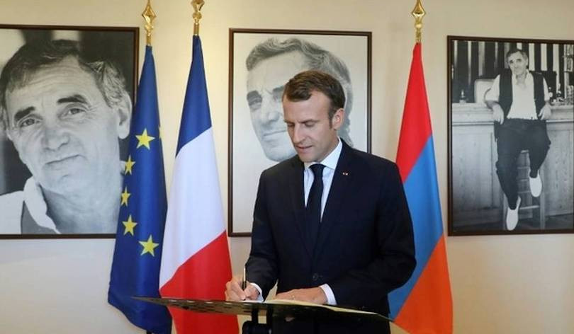 Ողբերգության և ազատության դարի լեգենդ, որն այսուհետ հավերժ է․ Մակրոնի հայերեն գրառումը Ազնավուրի մասին