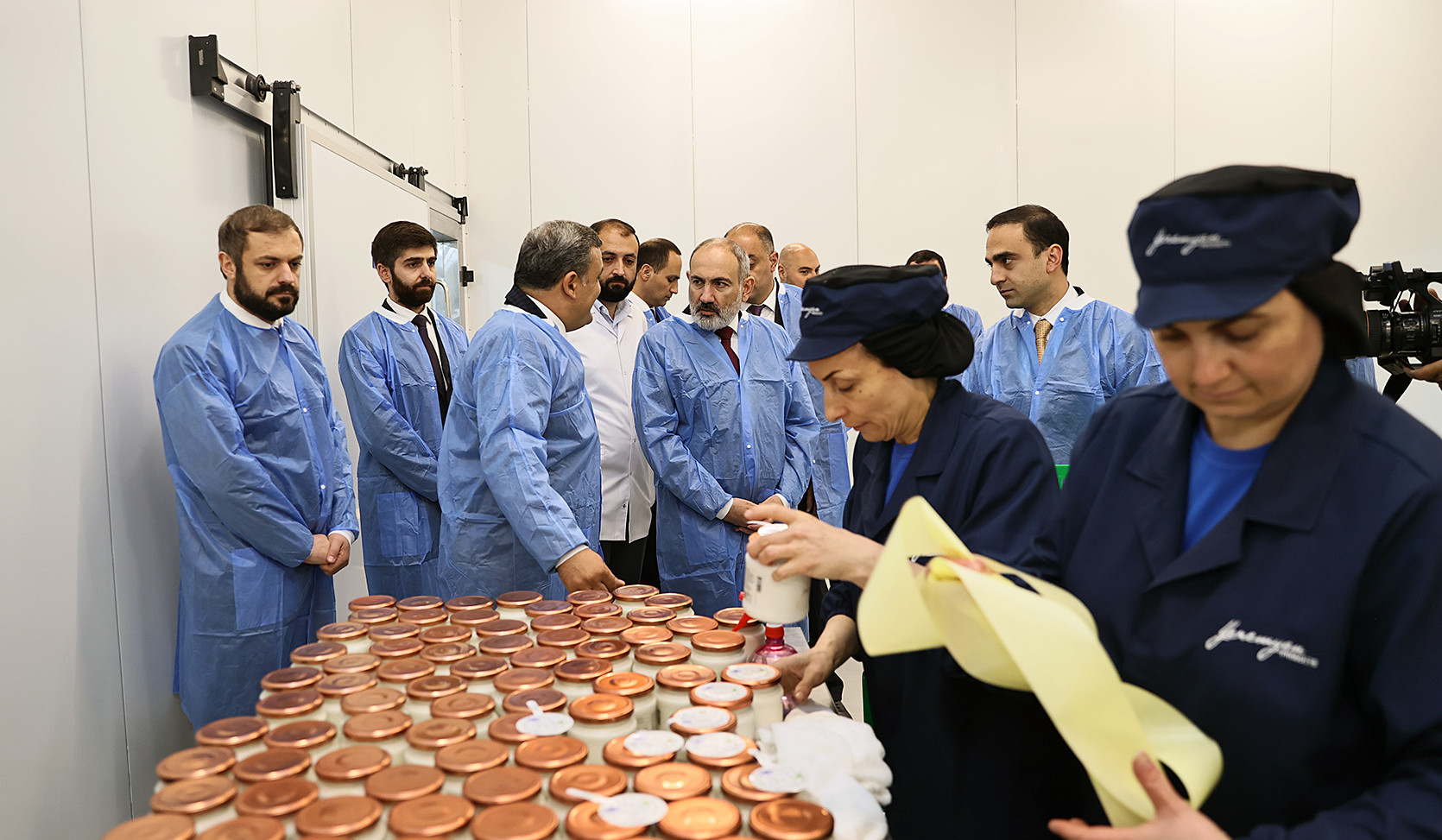 Վարչապետը Երևանում ներկա է եղել կաթնամթերքի արտադրության գործարանի բացմանը