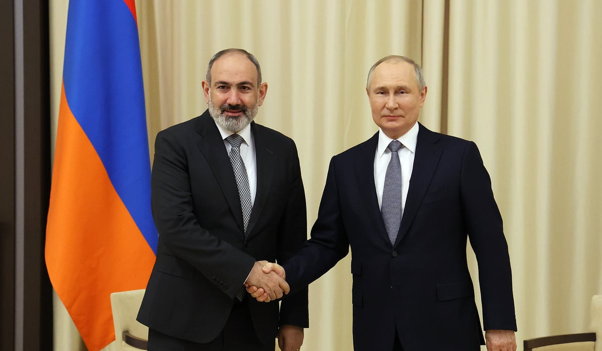 Премьер-министр Армении и Президент РФ провели телефонный разговор