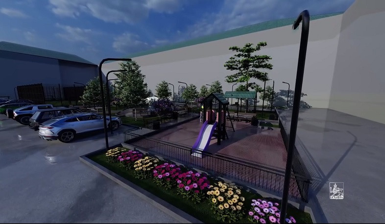 Էրեբունի վարչական շրջանի բակերը բարեկարգվում են