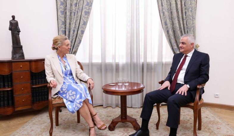 Mher Qriqoryan və BMT-nin Ermənistandakı koordinatoru insan kapitalının inkişafı ilə bağlı fikir mübadiləsi aparıblar