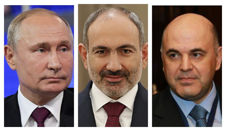 Nikol Paşinyan Rusiya Günü münasibətilə Vladimir Putin və Mixail Mişustinə təbrik məktubu göndərib