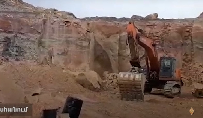 Ընդերքի պահպանման կամ օգտագործման պահանջների հերթական խախտում. Անիի ոստիկանների բացահայտումը