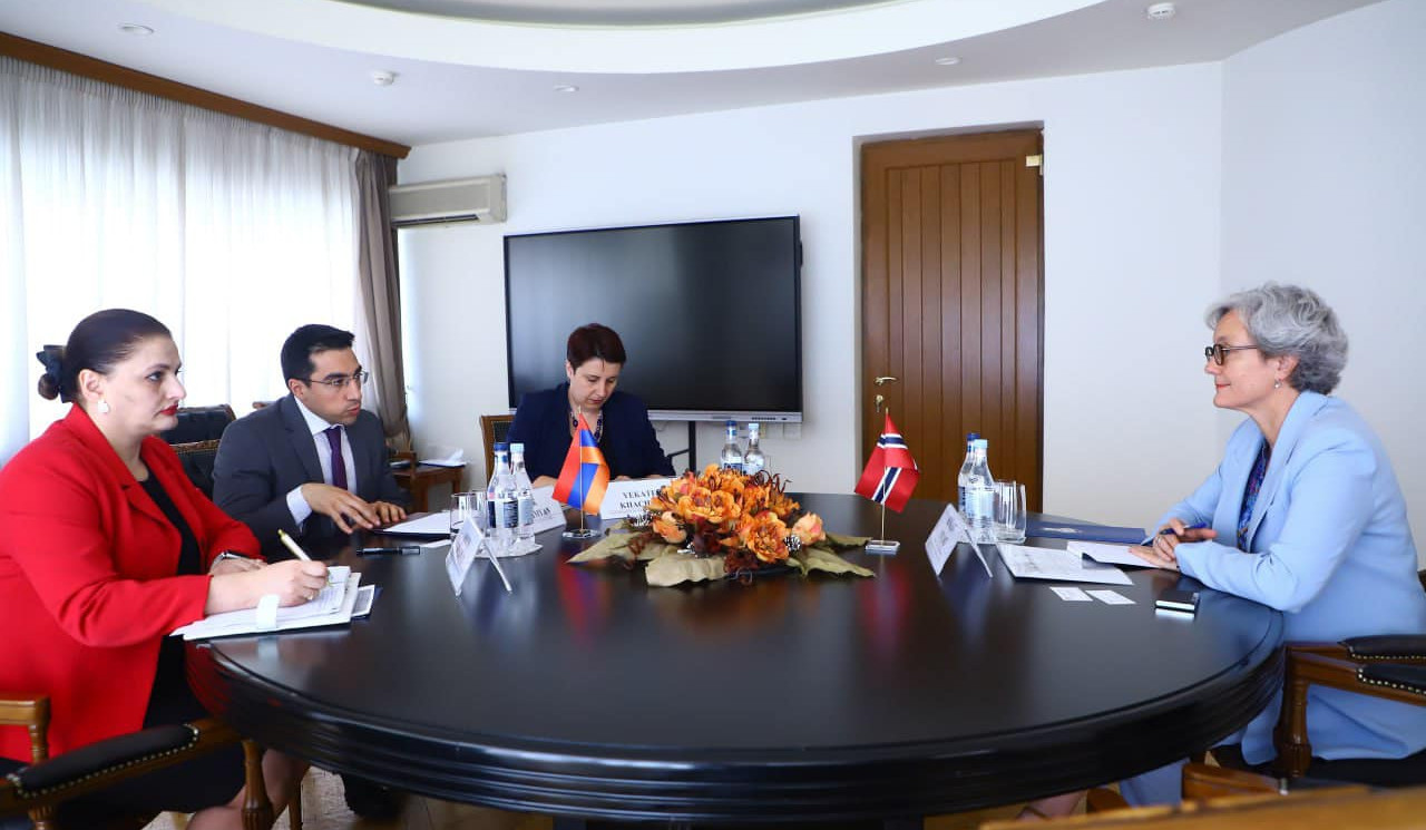 Քննարկվել են ՀՀ-ի և Նորվեգիայի միջև առևտրատնտեսական հարաբերությունների զարգացմանը վերաբերող հարցեր