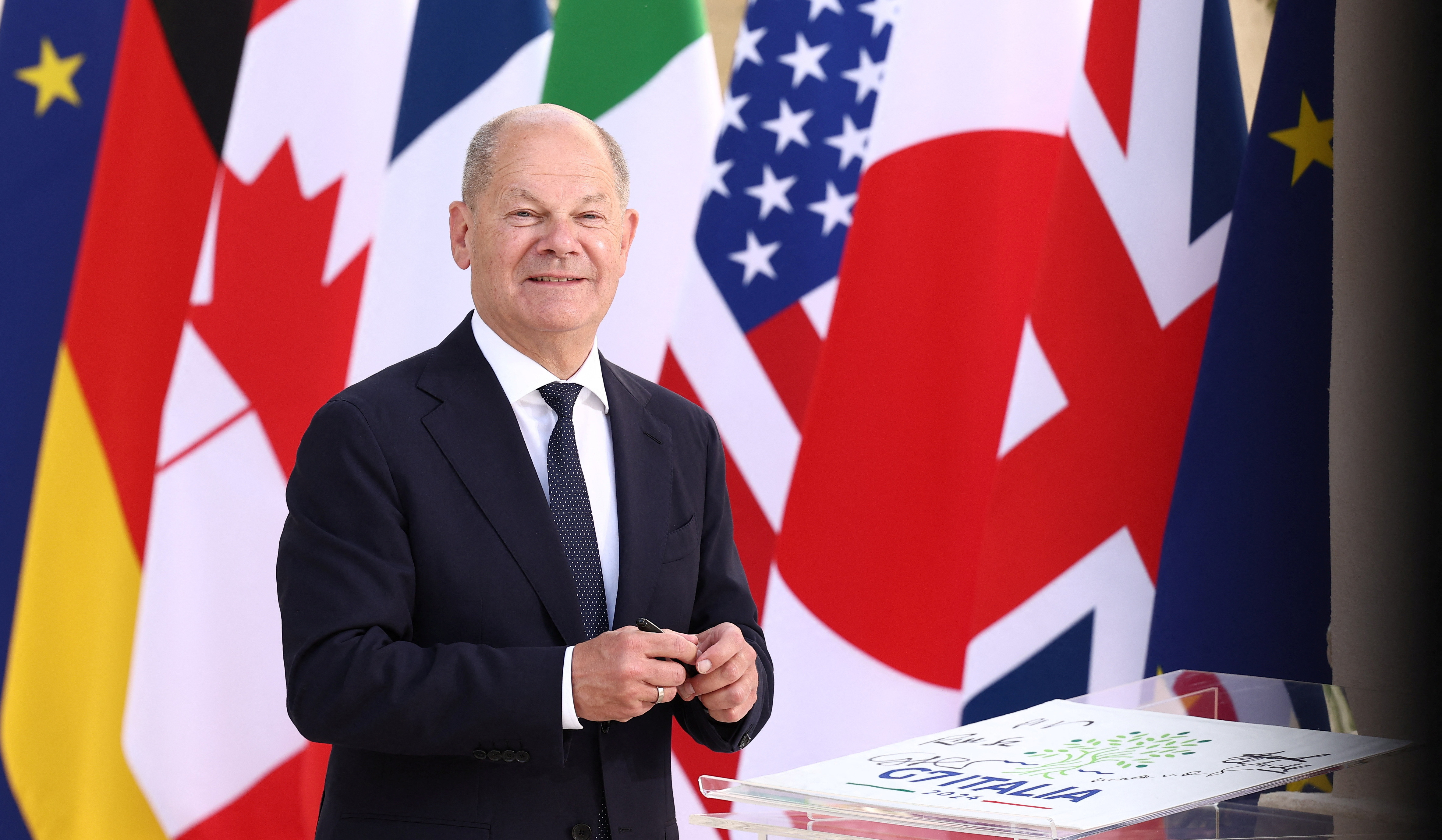 Germany's Scholz: Putin's peace proposals aren't serious