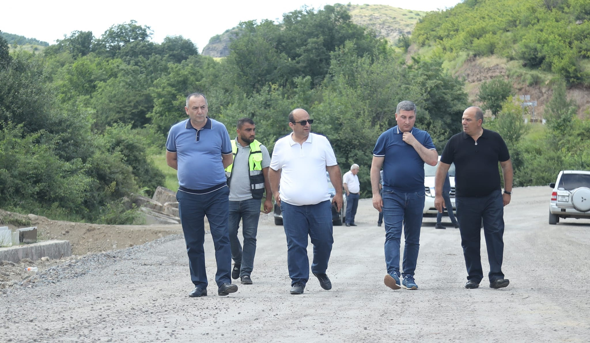 Գնել Սանոսյանը ծանոթացել է Կիրանցի նոր կառուցվող ճանապարհի և կամրջի շինարարության ընթացքին