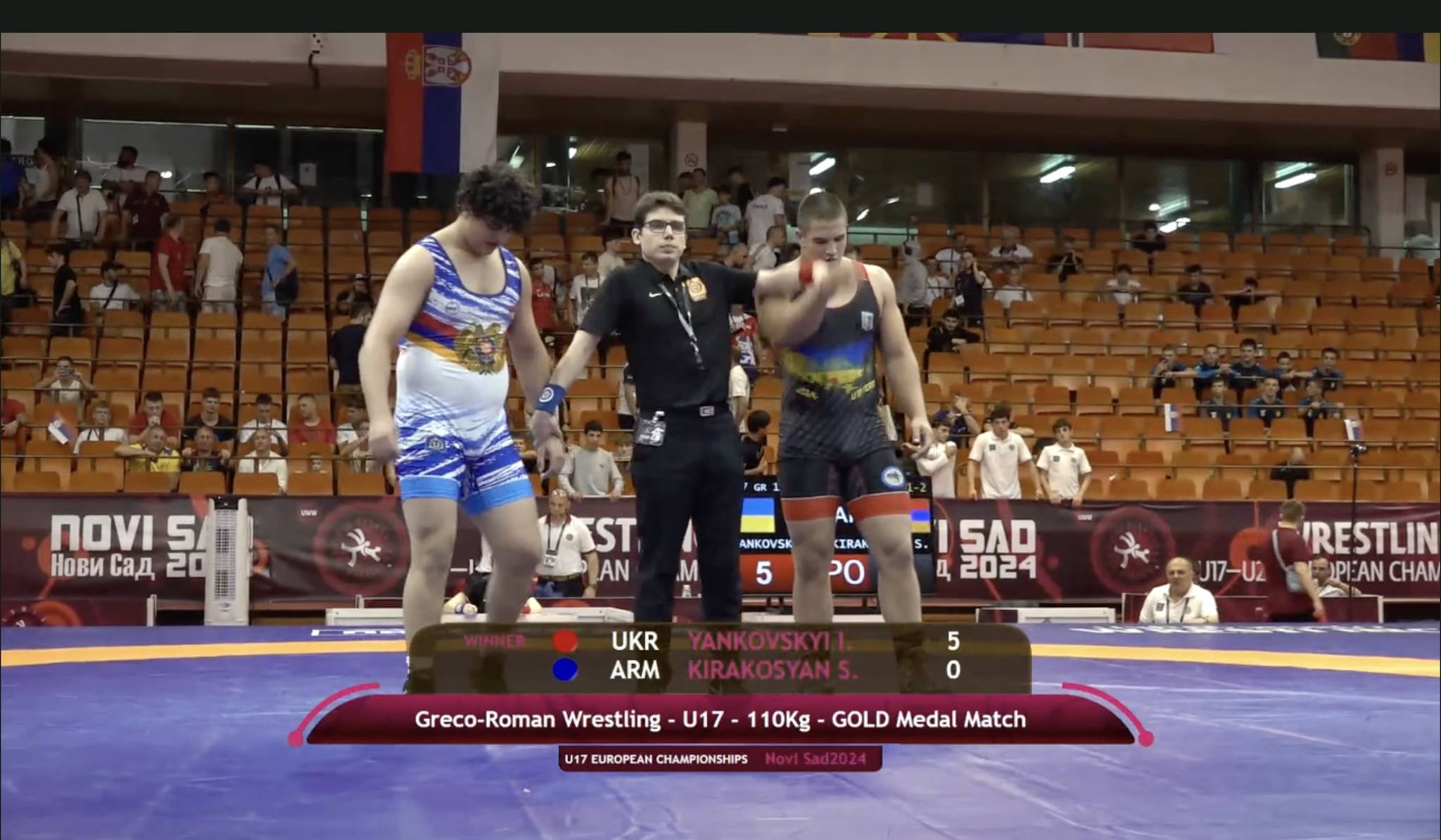 Մ17 ԵԱ. Սեյրան Կիրակոսյանը՝ փոխչեմպիոն