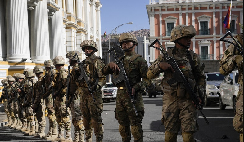 Բոլիվիայում զինվորականները հավաքվել են կառավարության շենքի մոտ․ հաղորդվում է հեղաշրջման փորձի մասին