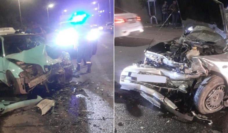 Աճառյան փողոցում մեքենաներ են բախվել, առկա է վառելիքի արտահոսք