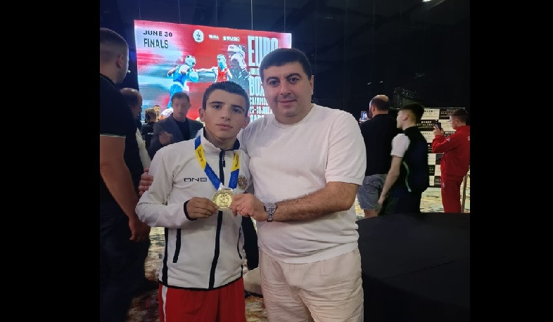 Բռնցքամարտիկ  Սիմոն Սիմոնյանը՝ ոսկե մեդալակիր Մ16 Եվրոպայի առաջնությունում