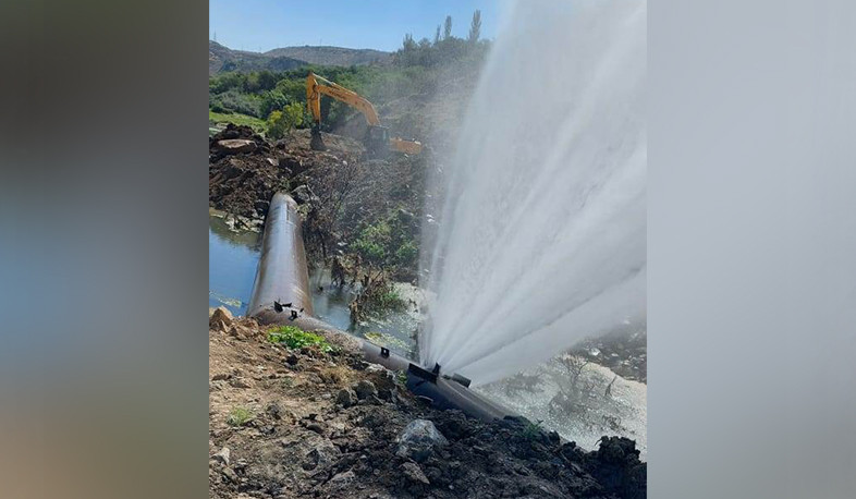 Գարեգին Բաղրամյանը անդրադարձել է Արզնի ջրատարի մեծ վթարին