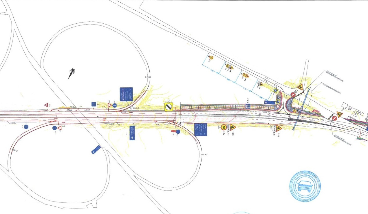 Ժամանակավորապես փակ է Գյումրի-Երևան ճանապարհի՝ Աշտարակ տանող՝ Վանի հերոսներ փողոցի մուտքամասը