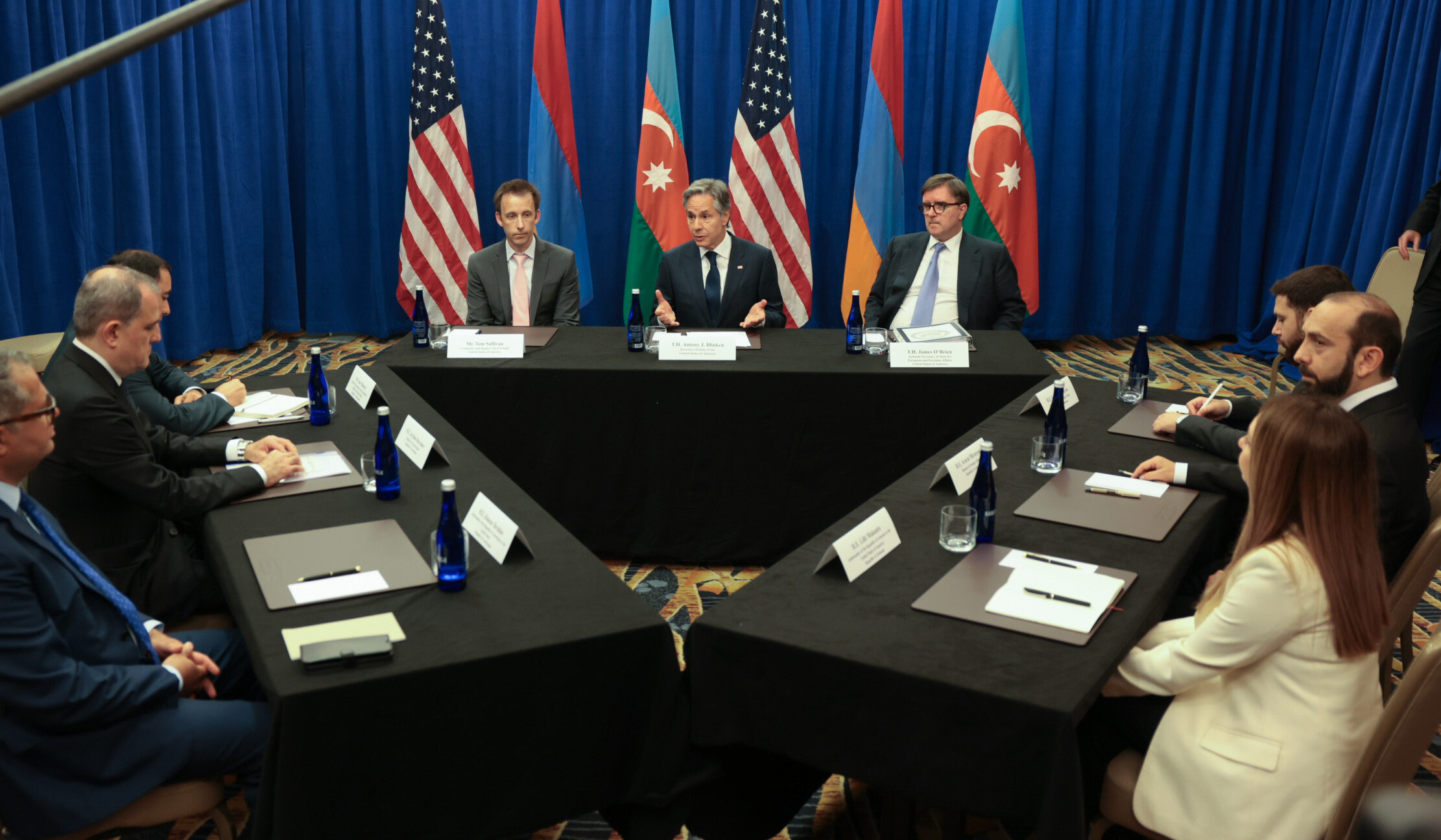 Ermənistan və Azərbaycanın xarici işlər nazirləri ilə səmərəli söhbətim oldu: Blinken