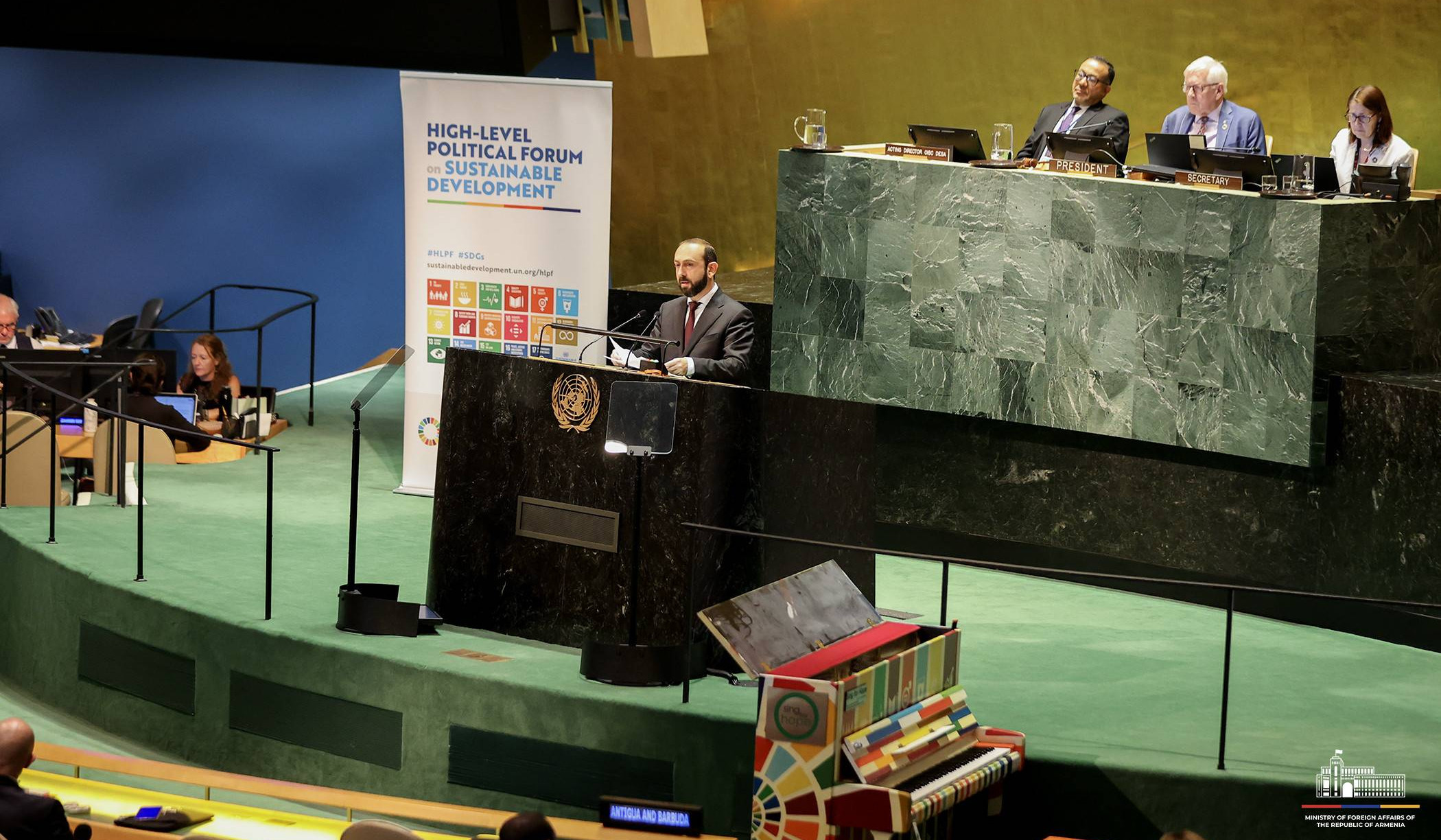 Remarks by Foreign Minister of Armenia at Ministerial Segment of High-Level Political Forum on Sustainable Development