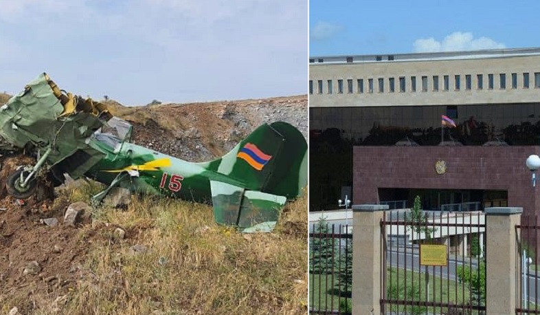 Kotaykda qəzaya uğrayan təyyarə təlim təyyarəsidir: Müdafiə Nazirliyinin mətbuat katibi