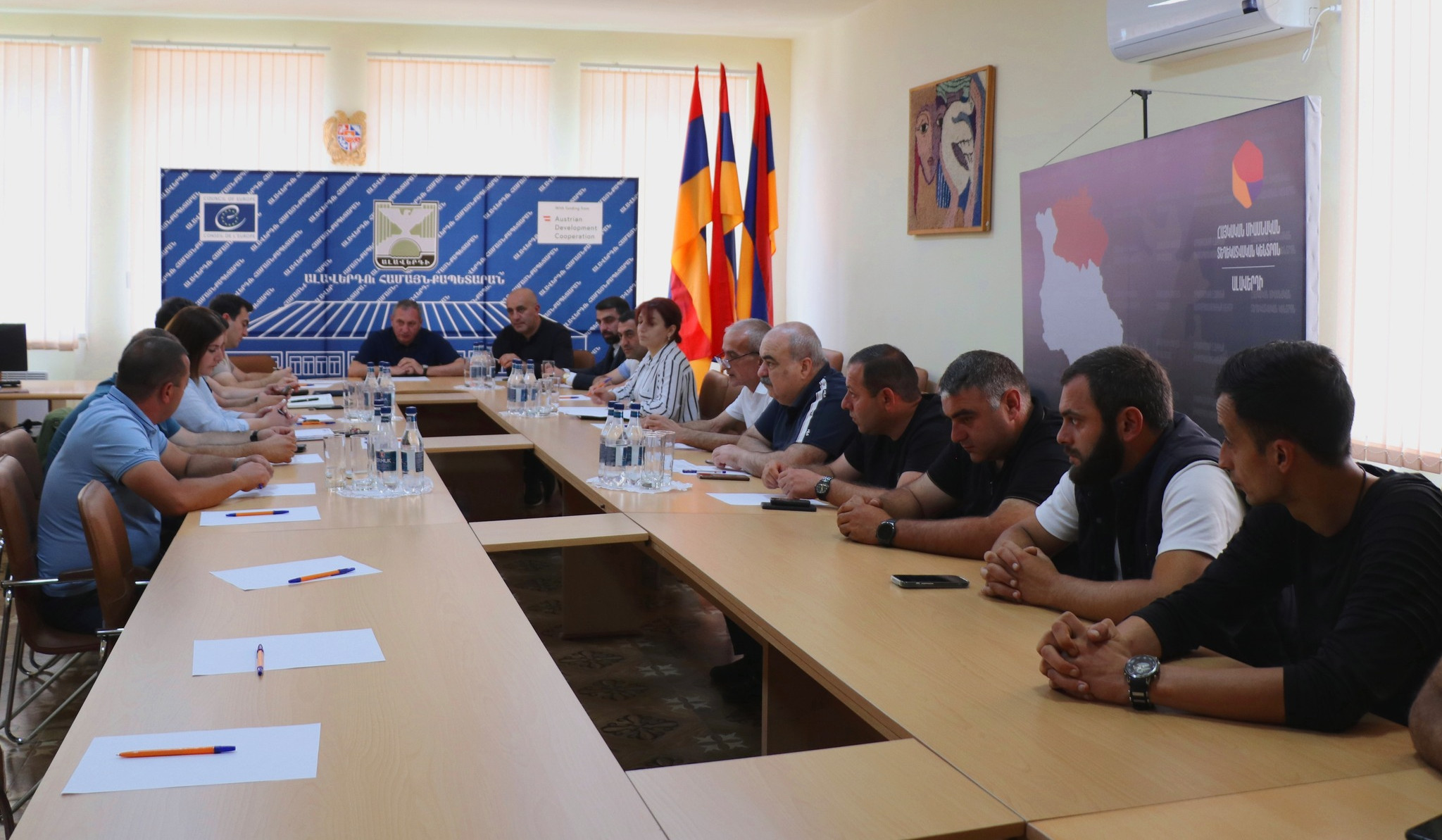 Լոռու մարզպետին է ներկայացվել աղետի գոտում կատարվող աշխատանքների ընթացքը