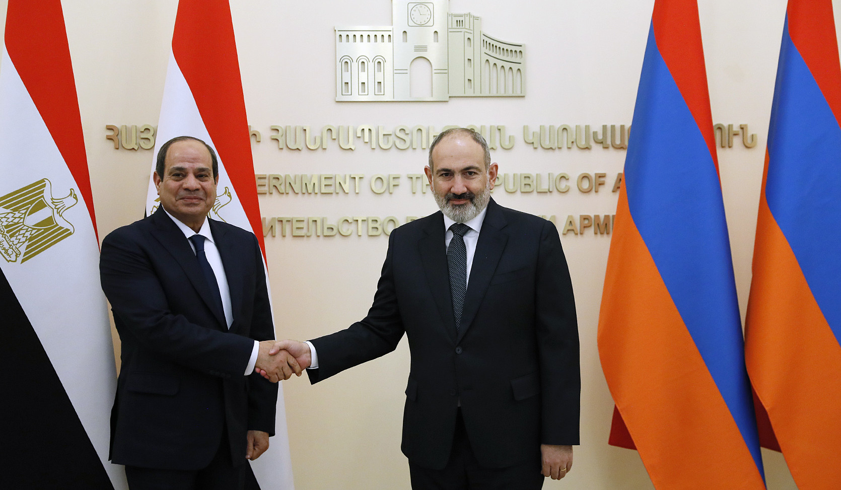 Премьер-министр Никол Пашинян направил поздравительное послание президенту Египта