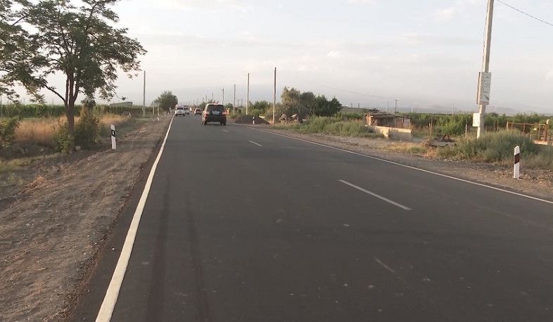 Նորապատից Արգավանդ ավտոճանապարհի մի հատվածի հիմնանորոգման աշխատանքներն ավարտական փուլում են