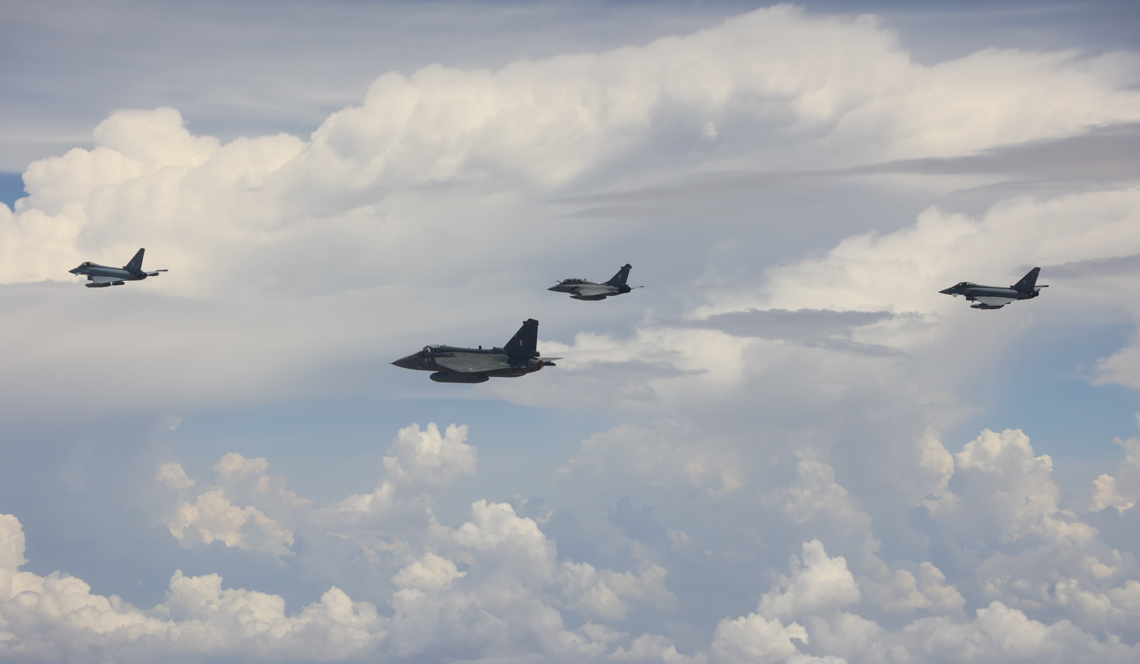 Hindistanda ilk dəfə olaraq Hərbi Hava Qüvvələrinin çoxmillətli təlimləri keçirilir