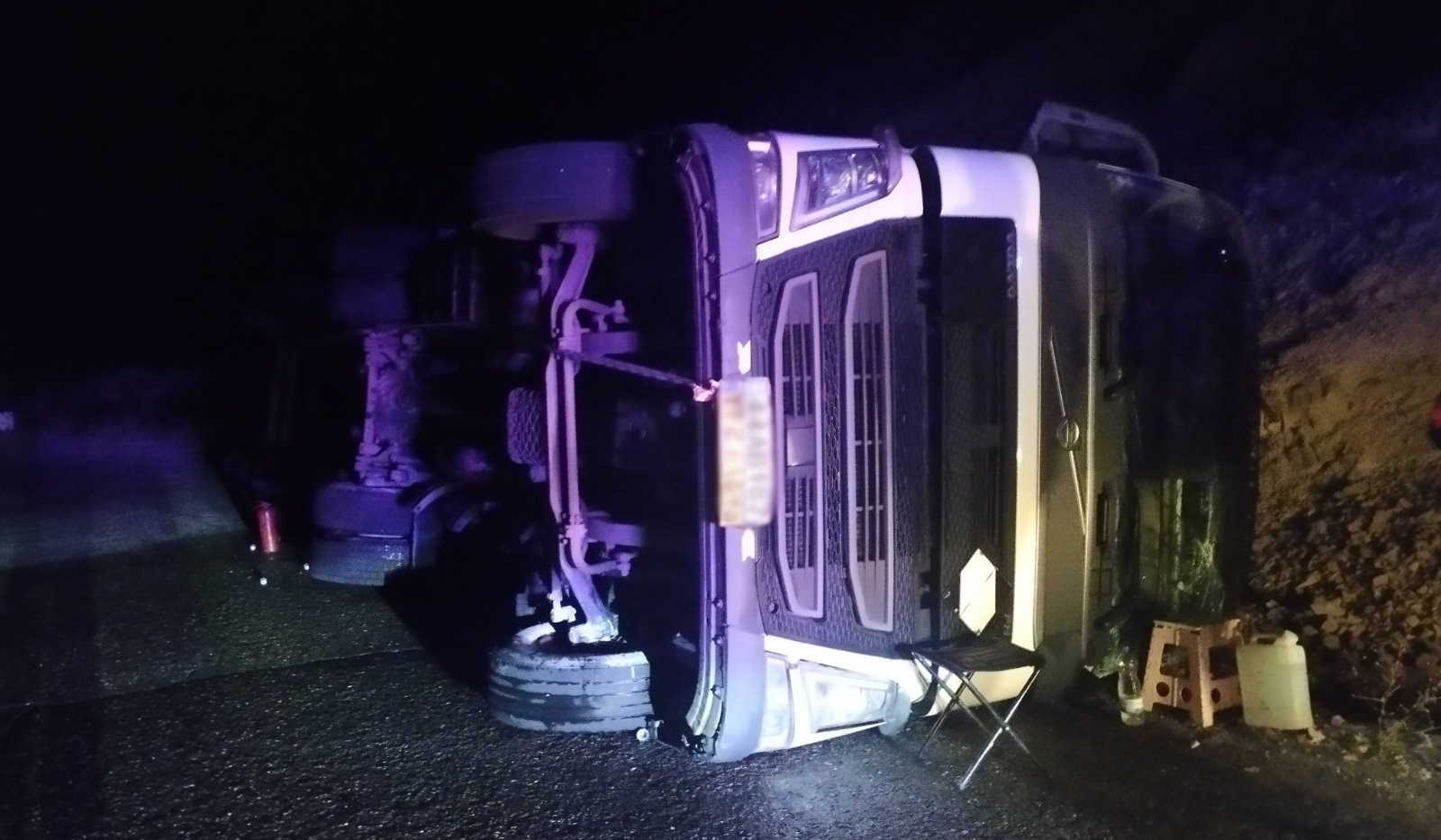 Գետափ-Մարտունի ճանապարհին ավտոցիստեռնը կողաշրջվել է․ վարորդը հոսպիտալացվել է