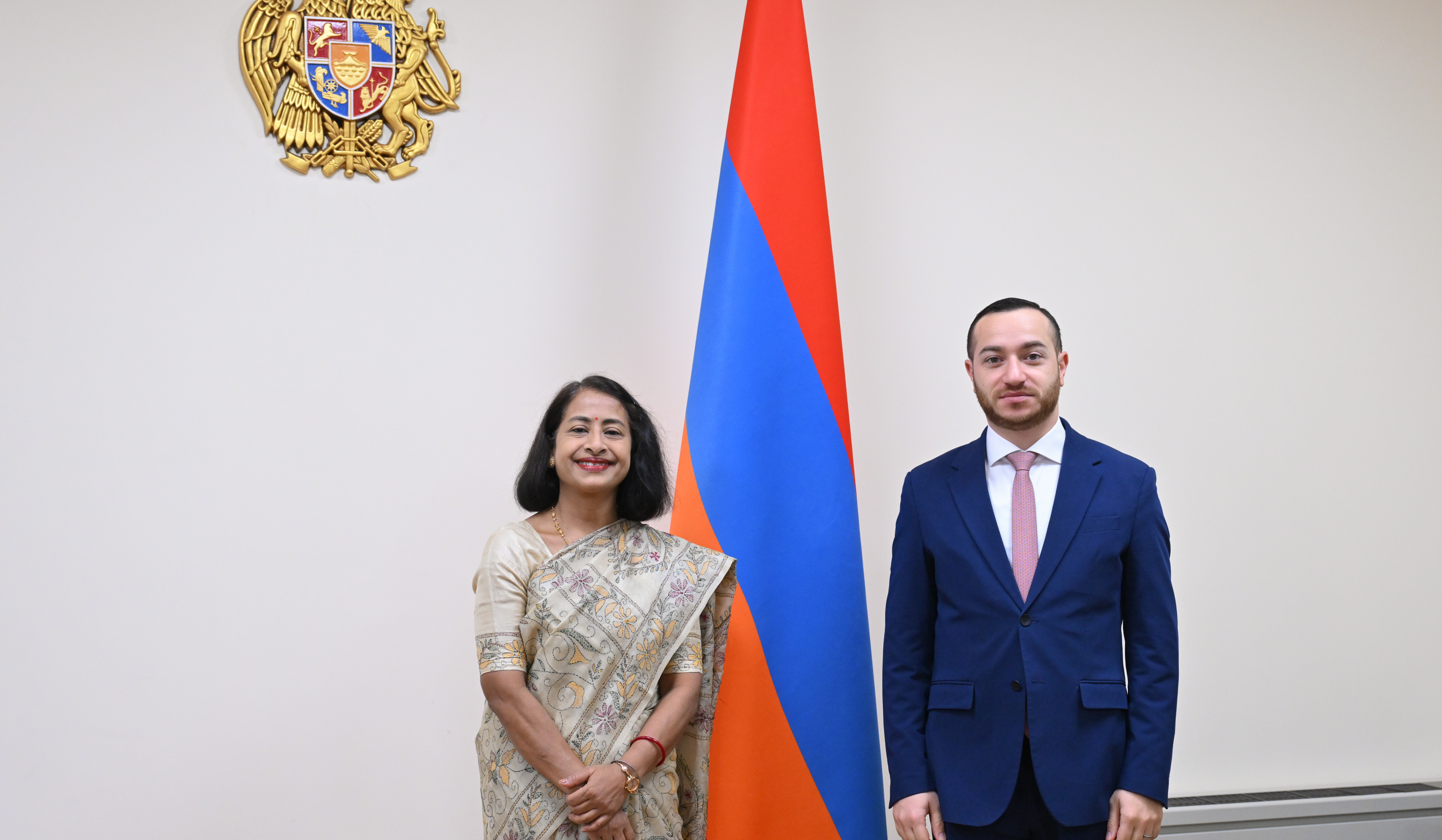 Armenia and India have wide scope and potential for cooperation: Mkhitar Hayrapetyan received Ambassador of India